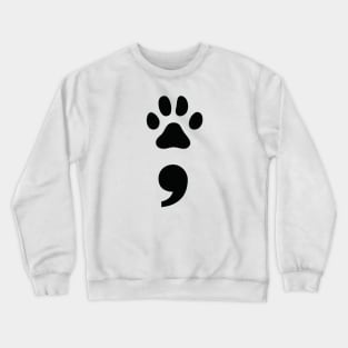 Semicolon Crewneck Sweatshirt